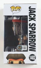 Load image into Gallery viewer, Johnny Depp Signed "Pirates of the Carribean" #1482 Jack Sparrow Funko Pop! Vinyl Figure (Beckett)