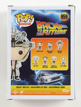 Load image into Gallery viewer, Christopher Lloyd Signed "Back to the Future" #959 Doc with Helmet Funko Pop! Vinyl Figure (Beckett)