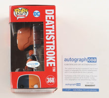 Load image into Gallery viewer, Joe Manganiello Signed "DC" #368 Deathstroke Funko Pop! Vinyl Figure (ACOA)