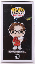 Load image into Gallery viewer, Johnny Galecki Signed "The Big Bang Theory" #778 Leonard Hofstadter In Robe Funko Pop! Vinyl Figure (PSA)
