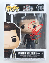 Load image into Gallery viewer, Sebastian Stan Signed "The Falcon and the Winter Soldier" #813 Winter Soldier Funko Pop! Vinyl Figure (PSA)