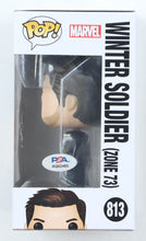 Load image into Gallery viewer, Sebastian Stan Signed "The Falcon and the Winter Soldier" #813 Winter Soldier Funko Pop! Vinyl Figure (PSA)