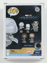 Load image into Gallery viewer, Oscar Isaac Signed "Marvel Studios: Moon Knight" #1047 Mr. Knight Bobble-Head Funko Pop! Vinyl Figure (PSA)