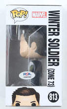 Load image into Gallery viewer, Sebastian Stan Signed "The Falcon And The Winter Soldier" #813 Winter Soldier (Zone 73) Bobble-Head Funko Pop! Vinyl Figure (PSA)