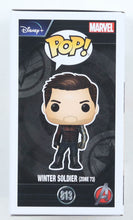 Load image into Gallery viewer, Sebastian Stan Signed "The Falcon And The Winter Soldier" #813 Winter Soldier (Zone 73) Bobble-Head Funko Pop! Vinyl Figure (PSA)