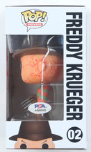 Load image into Gallery viewer, Robert Englund Signed "A Nightmare on Elm Street" #02 Freddy Krueger Funko Pop! Vinyl Figure (PSA)