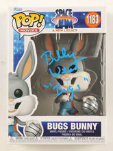 Load image into Gallery viewer, Billy West Signed "Space Jam: A New Legacy" #1183 Bugs Bunny Funko Pop! Vinyl Figure Inscribed "Bugs" (JSA)