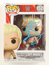 Load image into Gallery viewer, Cody Rhodes Signed "WWE" #198 "The American Nightmare" Cody Rhodes Funko Pop! Vinyl Figure (Beckett)