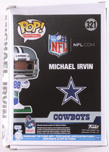 Load image into Gallery viewer, Michael Irvin Signed "Cowboys" #321 Funko Pop! Vinyl Figure (Beckett)