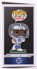 Load image into Gallery viewer, Michael Irvin Signed "Cowboys" #321 Funko Pop! Vinyl Figure (Beckett)