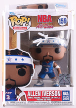 Load image into Gallery viewer, Allen Iverson Signed "NBA All-Stars" #159 Funko Pop! Vinyl Figure (JSA)
