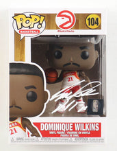 Load image into Gallery viewer, Dominique Wilkins Signed Hawks #104 Funko Pop! Vinyl Figure (Schwartz)