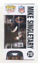 Load image into Gallery viewer, Mike Singletary Signed Bears #218 Funko Pop! Vinyl Figure Inscribed "Samurai Mike" (Schwartz)