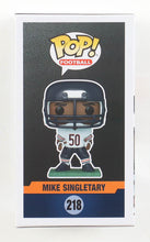 Load image into Gallery viewer, Mike Singletary Signed Bears #218 Funko Pop! Vinyl Figure Inscribed "Samurai Mike" (Schwartz)