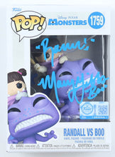 Load image into Gallery viewer, Mary Gibbs Signed "Monsters" #1759 Randall vs. Boo Funko Pop! Vinyl Figure Inscribed "Boo" (JSA)