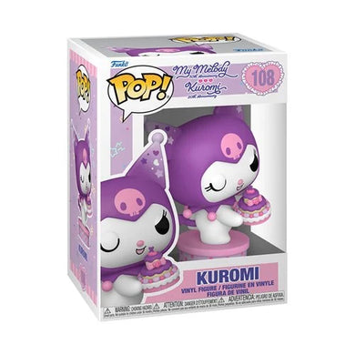 PREORDER JULY - Hello Kitty and Friends Kuromi 20th Anniversary Kuromi with Cake Funko Pop! Vinyl Figure #108