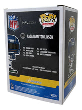 Load image into Gallery viewer, LaDainian Tomlinson Signed "Chargers" #155 Funko Pop! Vinyl Figure Inscribed "HOF 17" (Beckett)