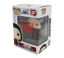 Load image into Gallery viewer, Tobin Bell Signed "Saw" #1820 Jigsaw Funko Pop! Vinyl Figure Inscribed "Jigsaw" (Radtke)