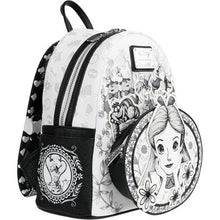 Load image into Gallery viewer, PREORDER MAY - Alice in Wonderland Sketch Mini-Backpack - Entertainment Earth Exclusive