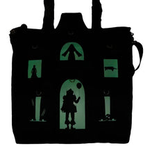 Load image into Gallery viewer, Whatever Makes You Happy Warner Bros. Horror House Oversized Padded Tote Bag