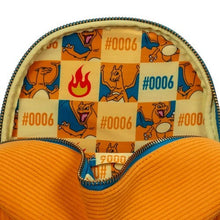 Load image into Gallery viewer, Pokemon Charizard Corduroy Convertible Mini-Backpack - Entertainment Earth Exclusive