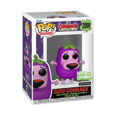 Courage the Cowardly Dog The Great Eggplant Courage Funko Pop! Vinyl Figure #2009- Entertainment Earth Exclusive