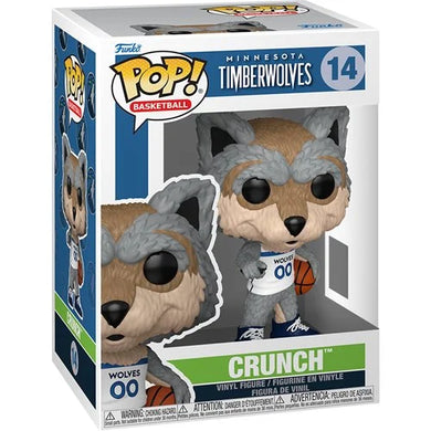 PREORDER NOVEMBER - NBA Mascots Minnesota Timberwolves Crunch Funko Pop! Vinyl Figure #14