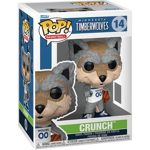 PREORDER NOVEMBER - NBA Mascots Minnesota Timberwolves Crunch Funko Pop! Vinyl Figure #14