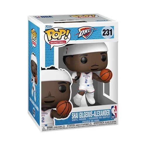 PREORDER JANUARY - NBA Thunder Shai Gilgeous-Alexander (Home) Funko Pop! Vinyl Figure