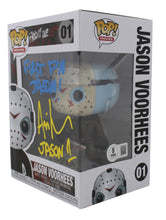 Load image into Gallery viewer, Ari Lehman Signed "Friday the 13th" #01 Jason Voorhees Funko Pop! Vinyl Figure Inscribed "First F'n Jason" &amp; "Jason 1" (Beckett)