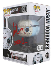 Load image into Gallery viewer, Ari Lehman Signed "Friday the 13th" Jason Voorhees #01 Funko Pop! Vinyl Figure Inscribed "First F'N Jason" &amp; "Jason 1" (Beckett)