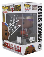 Load image into Gallery viewer, Dennis Rodman Signed Bulls #103 Funko Pop! Vinyl Figure (Beckett)