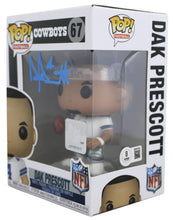 Load image into Gallery viewer, Dak Prescott Signed Cowboys #67 Funko Pop! Vinyl Figure (Beckett)