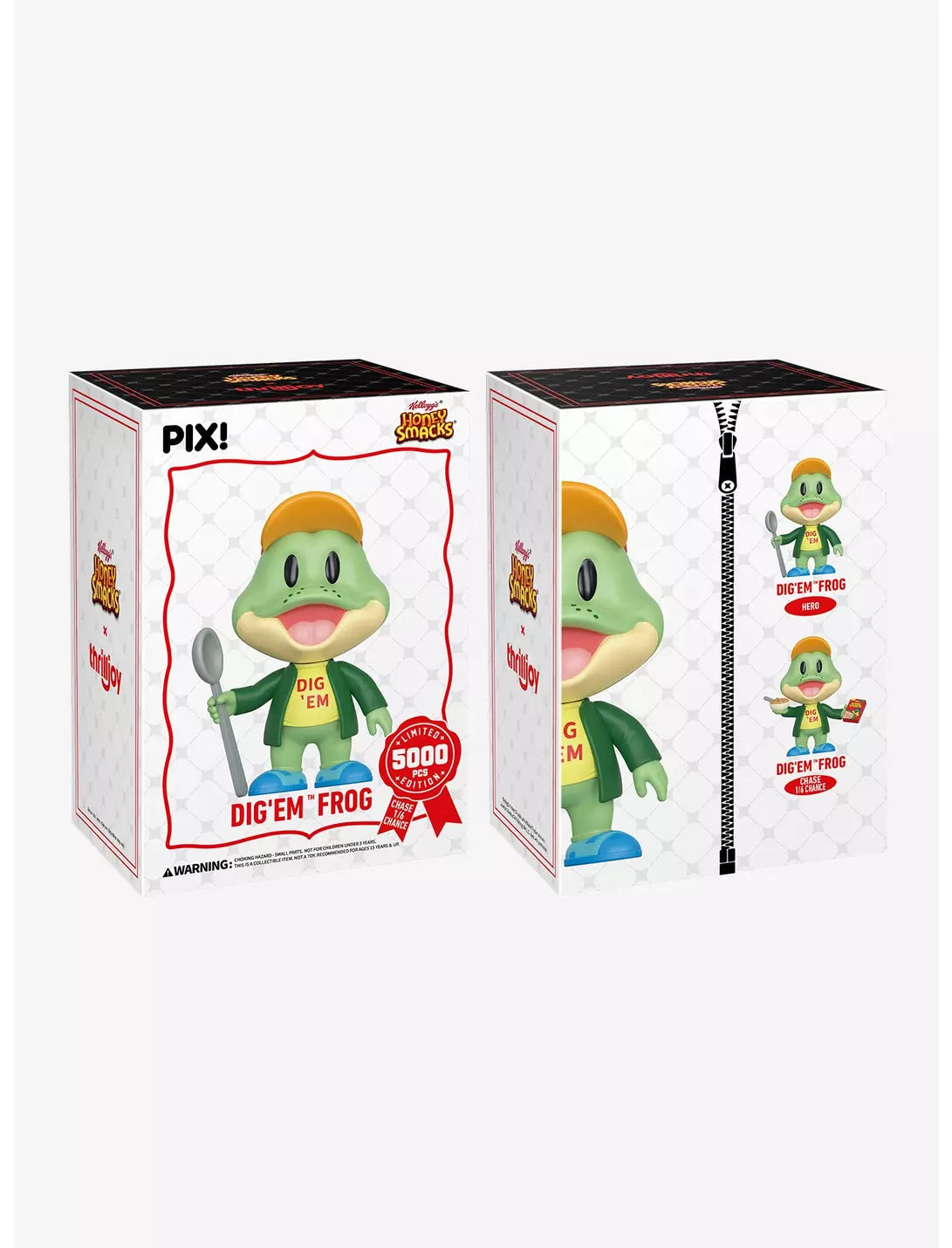 Thrilljoy Pix! Honey Smacks Dig 'Em Frog Limited Edition Vinyl