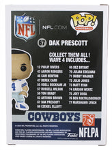 Load image into Gallery viewer, Dak Prescott Signed Cowboys #67 Funko Pop! Vinyl Figure (Beckett)