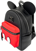 Load image into Gallery viewer, Loungefly x Mickey Suit Mini Saffiano Faux Leather Backpack