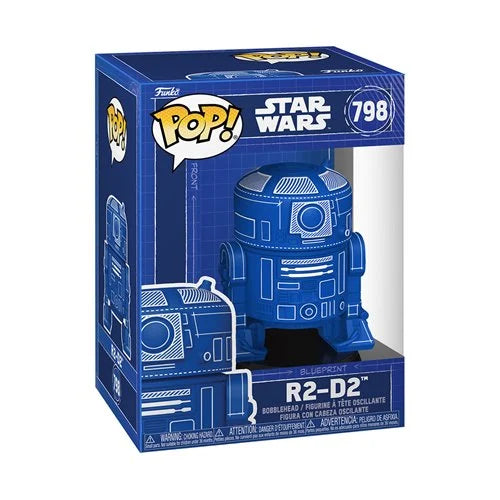 PREORDER SEPTEMBER - Star Wars R2-D2 Blueprint Funko Pop! Vinyl Figure #798