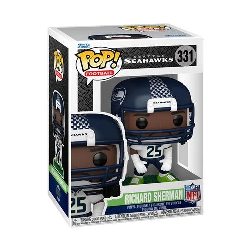 PREORDER NOVEMBER - NFL Legends Richard Sherman (Seahawks) Funko Pop! Vinyl Figure #331