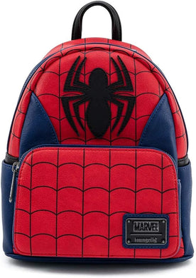 Loungefly Marvel Spider Man Classic Cosplay WDouble Strap Shoulder Backpack