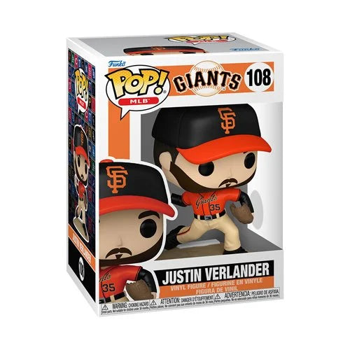 PREORDER OCTOBER - MLB Astros Justin Verlander Funko Pop! Vinyl Figure #108