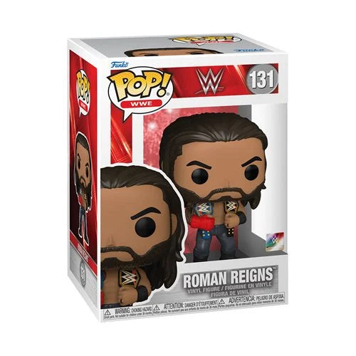 PREORDER AUGUST - WWE Roman Reigns with Belts Funko Pop! Vinyl Figure #131