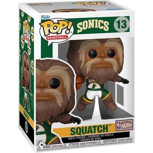 PREORDER NOVEMBER - NBA Mascots Sonics Squatch Funko Pop! Vinyl Figure #13