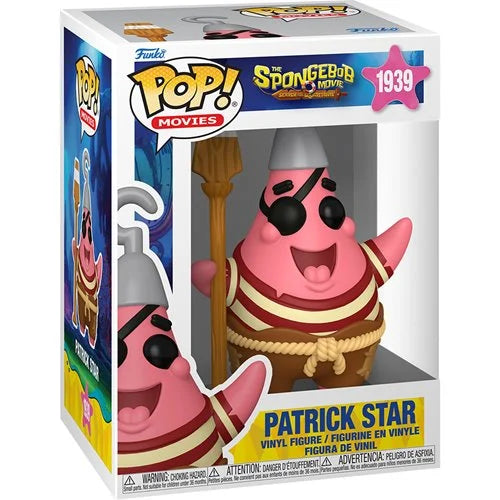 PREORDER NOVEMBER - The SpongeBob Movie: Search for SquarePants Patrick Star Funko Pop! Vinyl Figure #1939