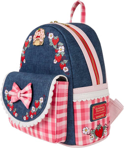 Loungefly Strawberry Shortcake Faux Denim Mini Backpack