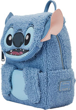 Load image into Gallery viewer, Loungefly Disney Stitch Plush Sherpa Mini Backpack