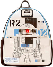 Load image into Gallery viewer, Loungefly Star Wars: The Power of The Force Astromech Droid Mini Backpack