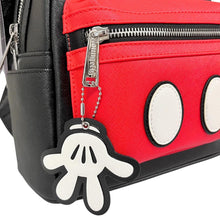 Load image into Gallery viewer, Loungefly x Mickey Suit Mini Saffiano Faux Leather Backpack