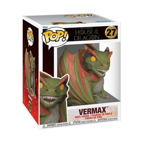 PREORDER JUNE - House of the Dragon Vermax 5 1/4-Inch Funko Pop! Vinyl Figure #27