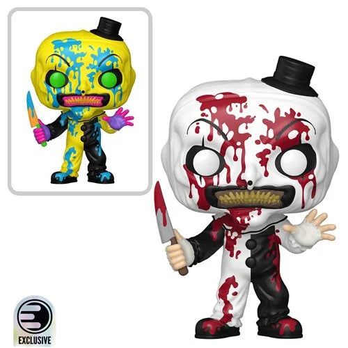 PREORDER DECEMBER - Terrifier 3 Art the Clown Bloody Funko Pop! Vinyl Figure #1948 - Entertainment Earth Exclusive