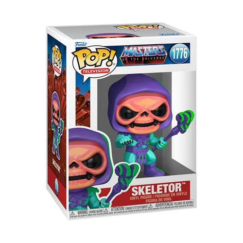 PREORDER NOVMEBER - Masters of the Universe Skeletor (Retro Neon) Funko Pop! Vinyl Figure #1776